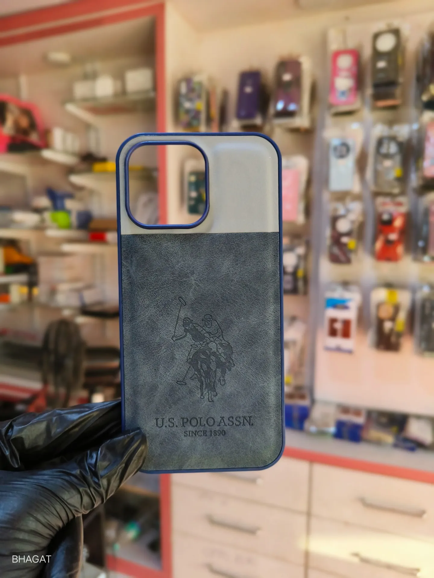 US Polo Leather Case -iPhone 16 pro max