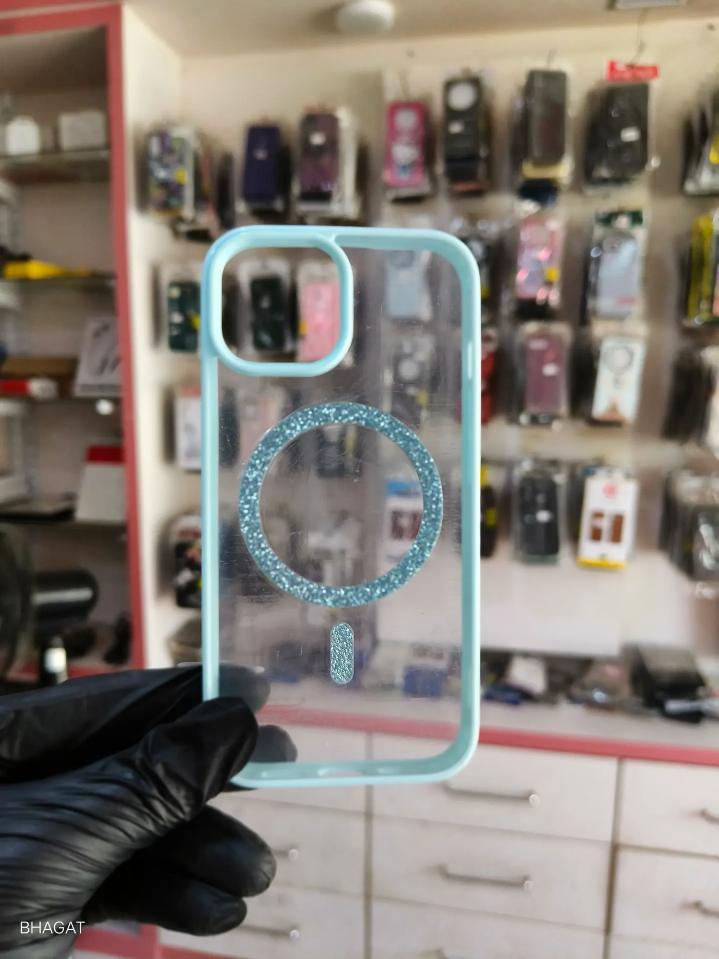 Transparent hard case with magsafe - iphone 15