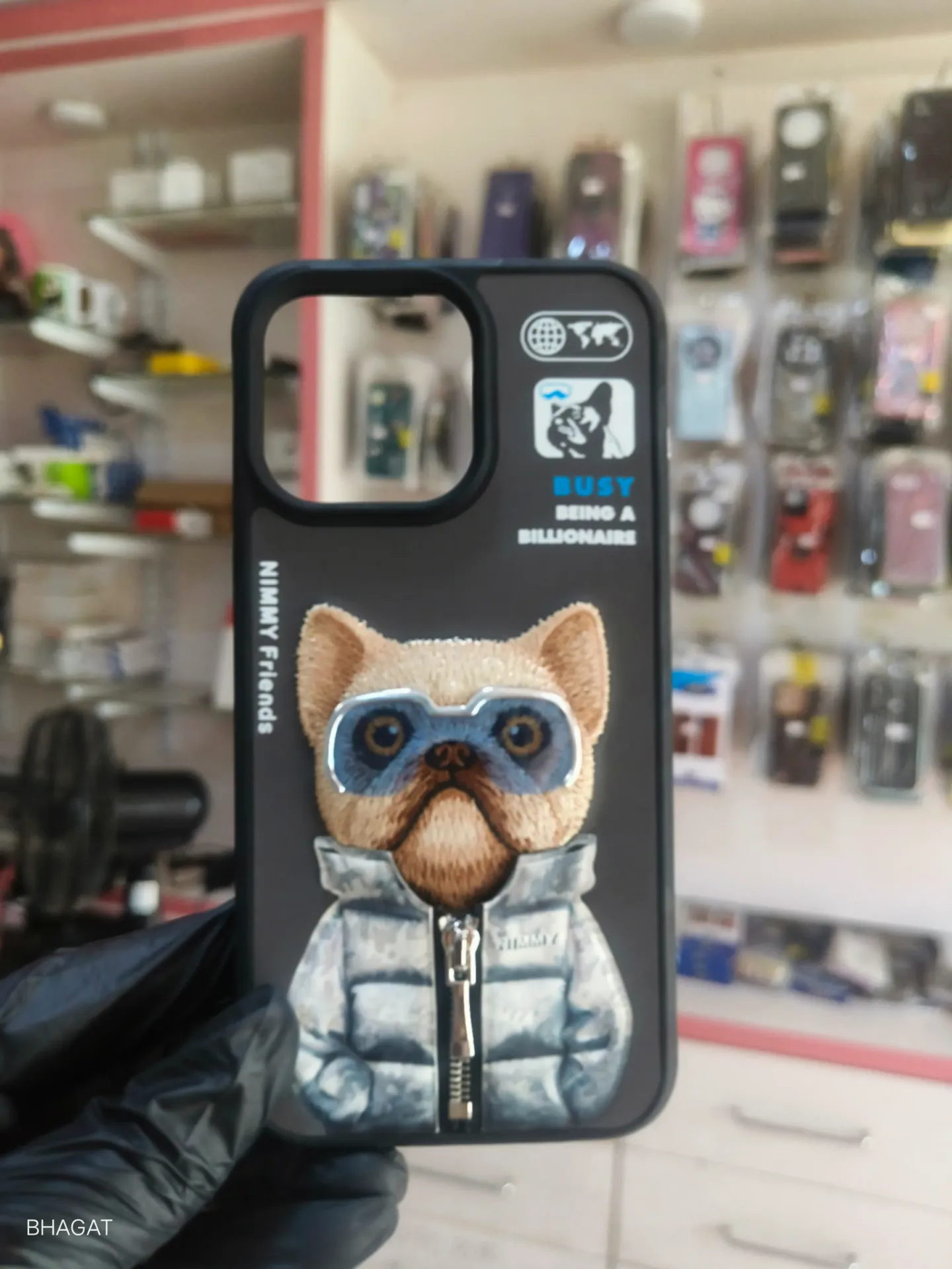 Nimmy Embroidery Leather Case -iPhone 15 pro Max