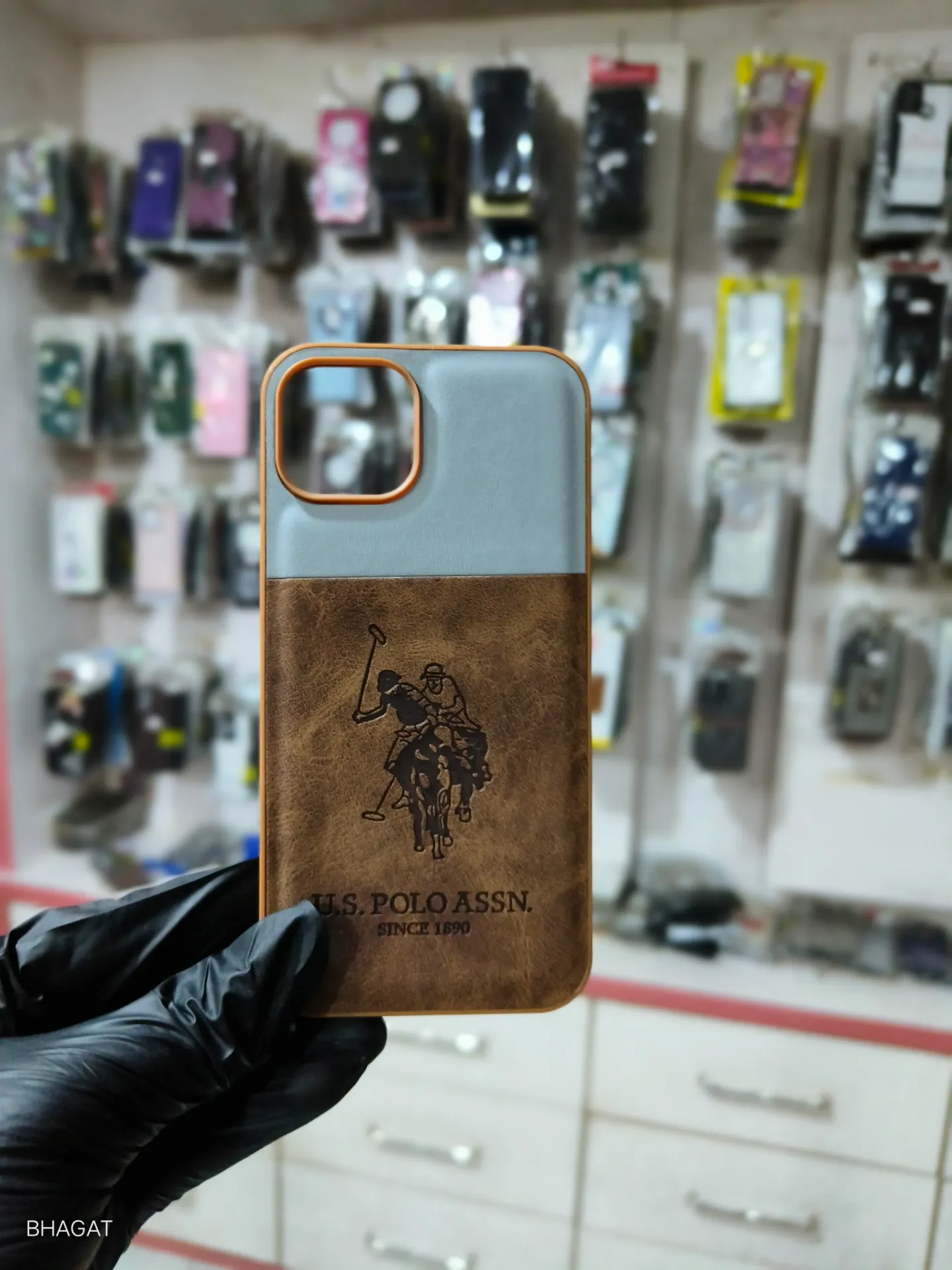 US polo leather case - iphone 14/13