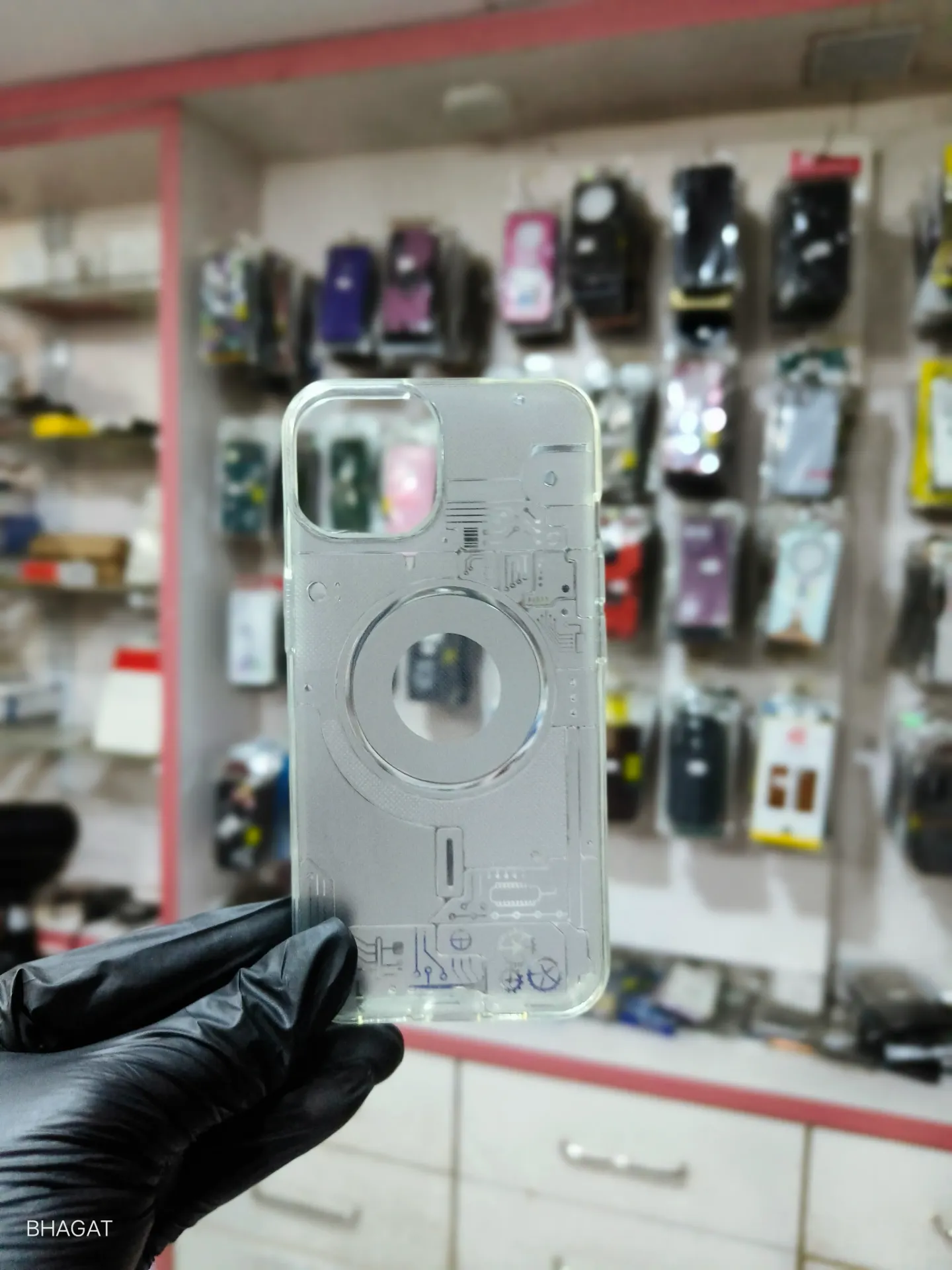 Unique design transparent case - iphone 14/13