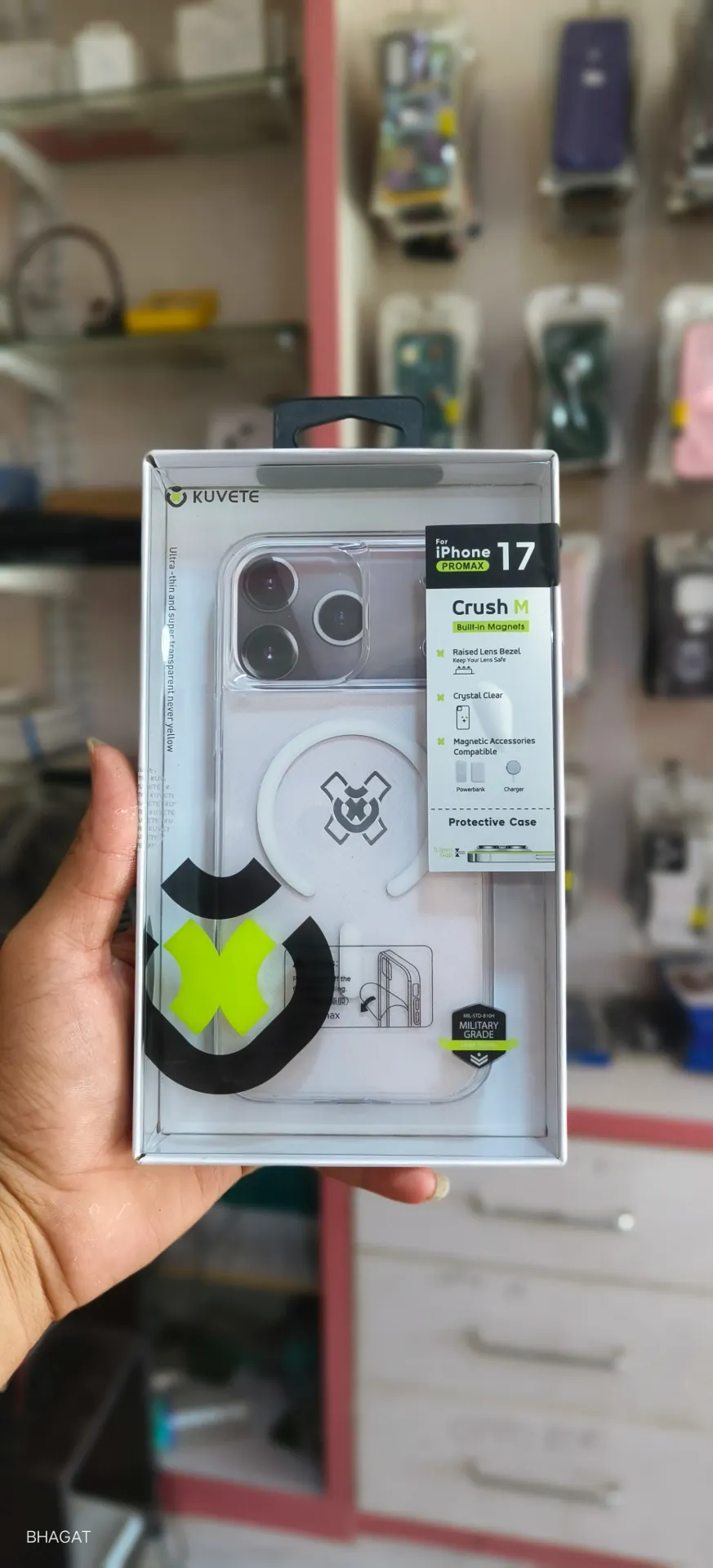 Kuvete Transparent Case -iPhone 17 Pro Max