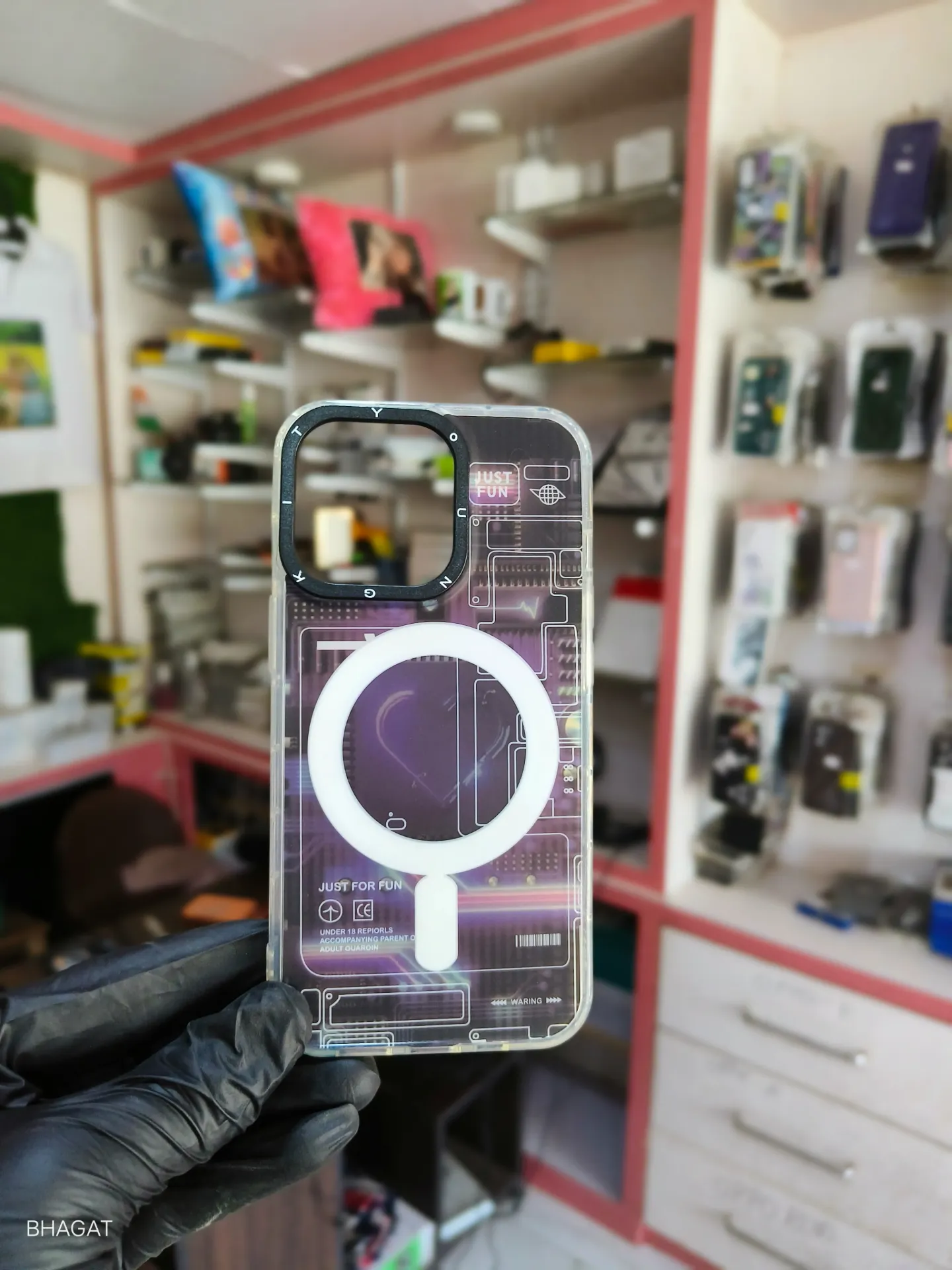 Unique design case with camera Protection and magsafe - iphone 13 pro
