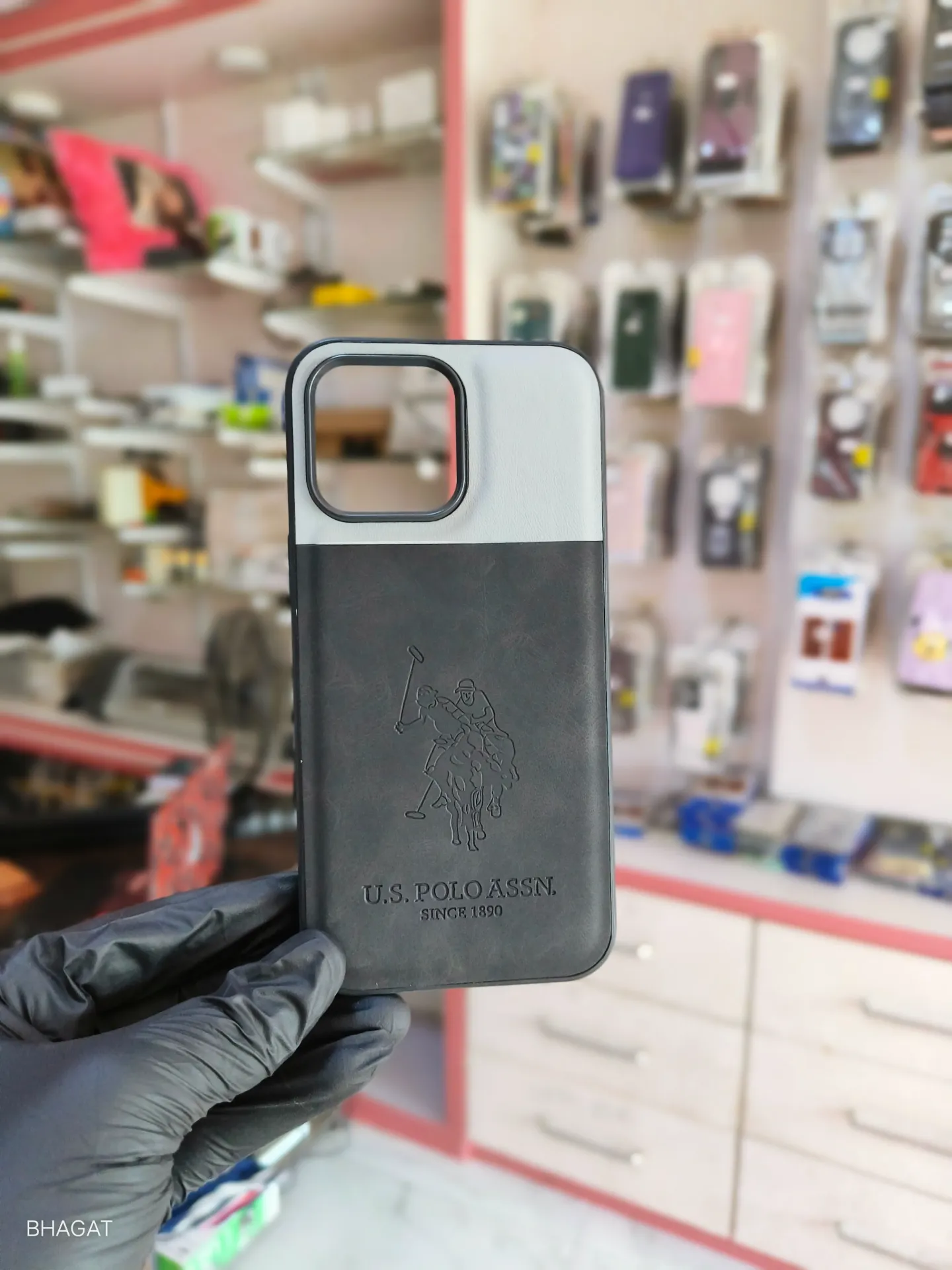 US Polo Leather Case -iPhone 14 pro max
