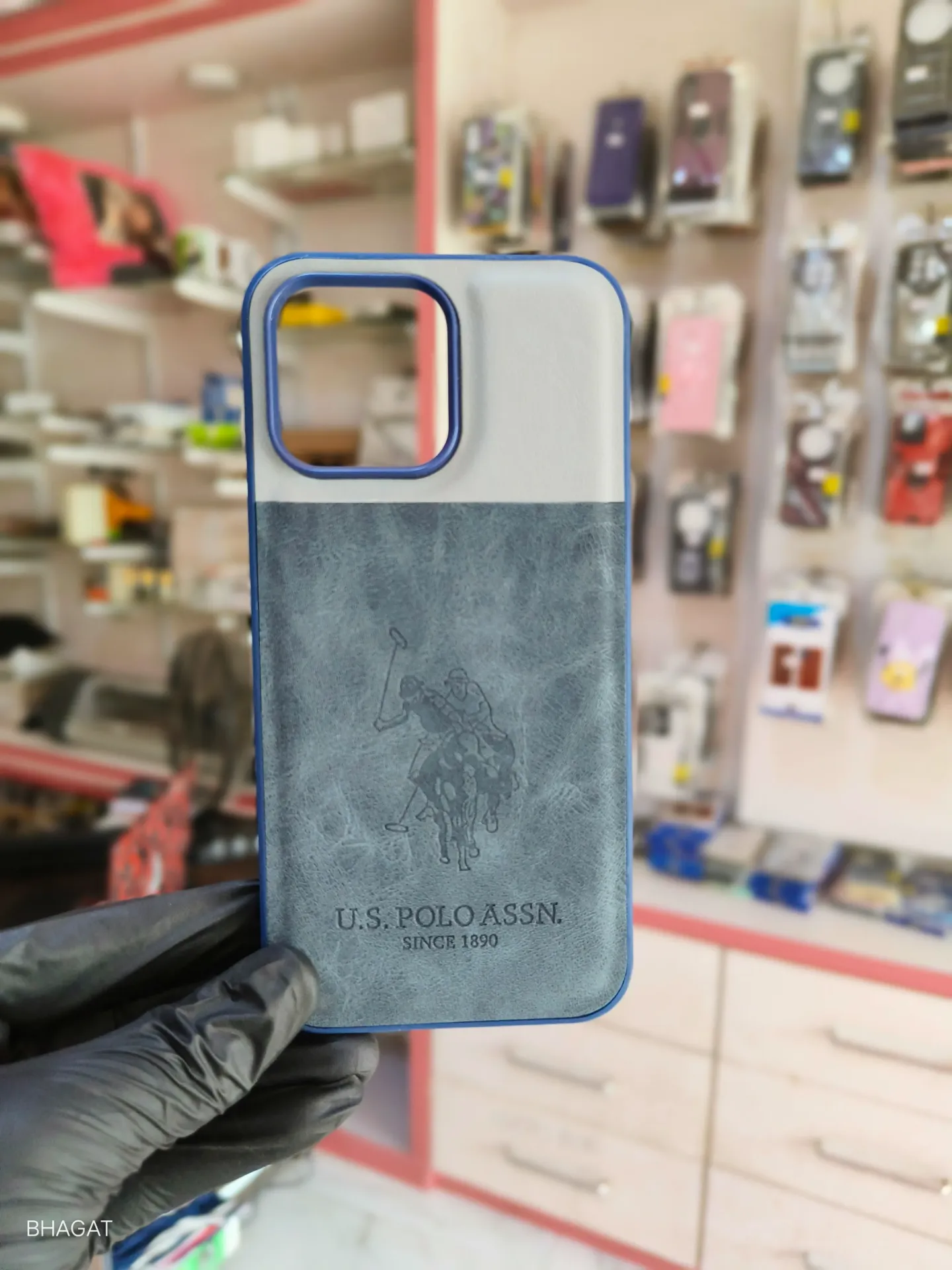 US Polo Leather Case -iPhone 14 pro Max