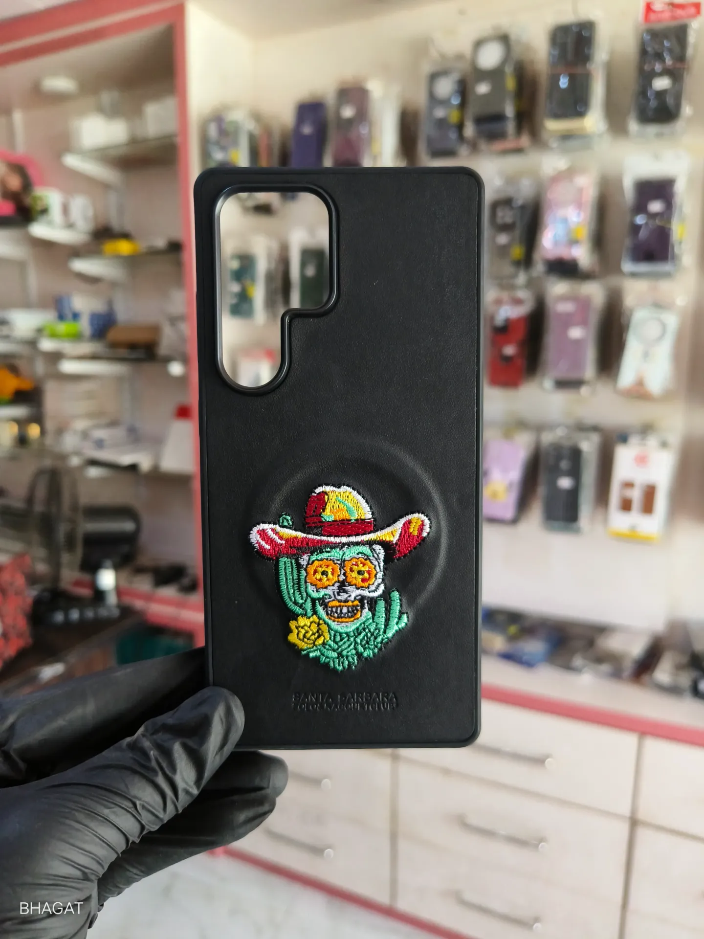 Santa Barbara embroidery design case - S25 ultra