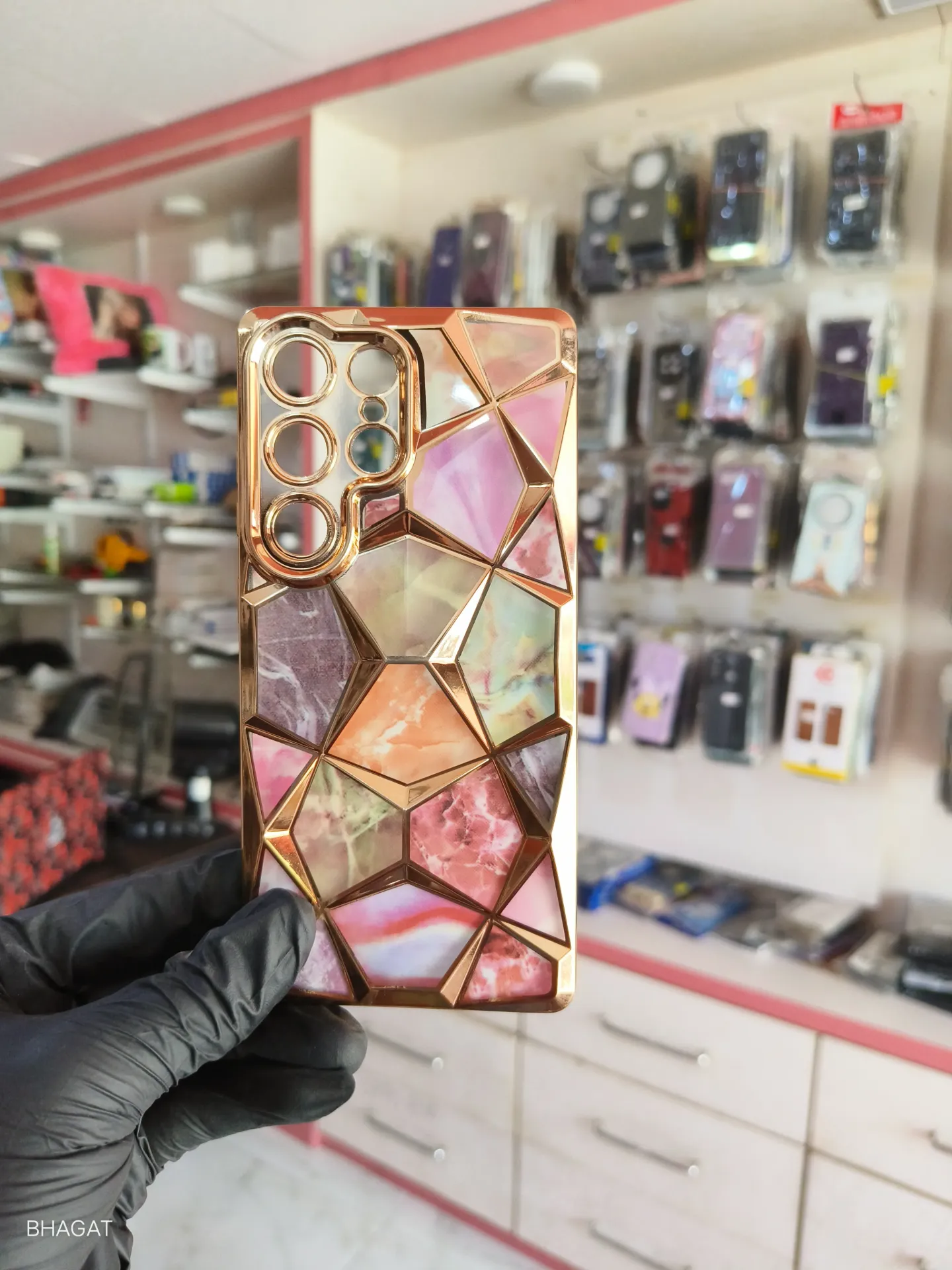 Dimond shape girlish case - S25 ultra
