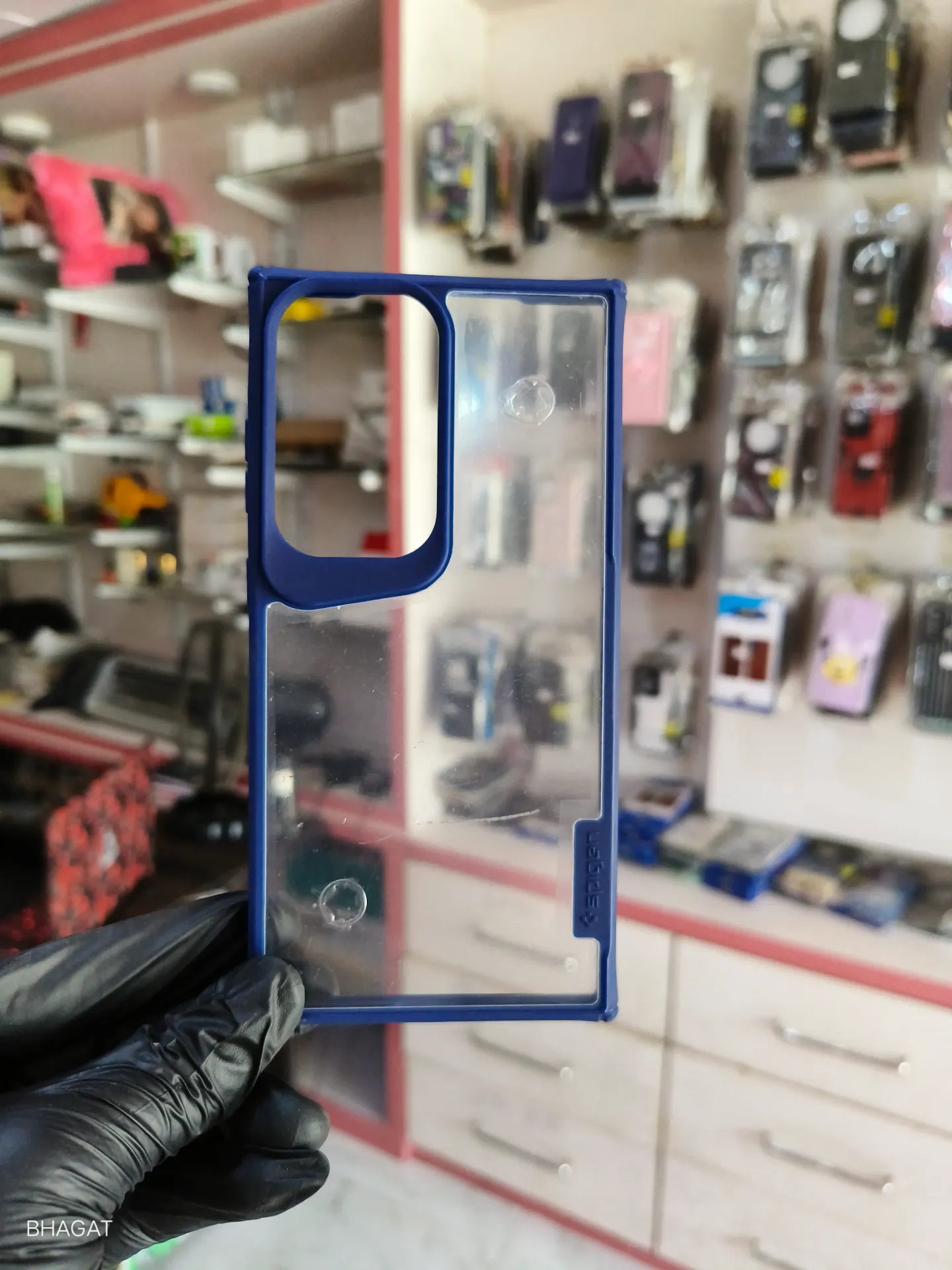 Spigen transparent case side silicon - S24 ultra