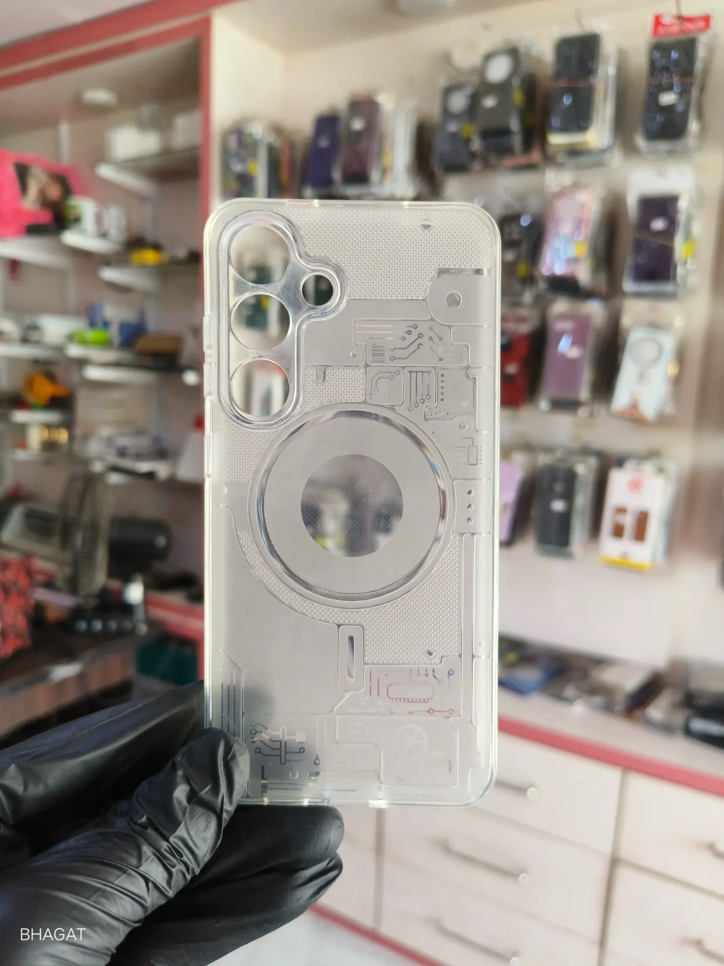 Unique design transparent case - S24