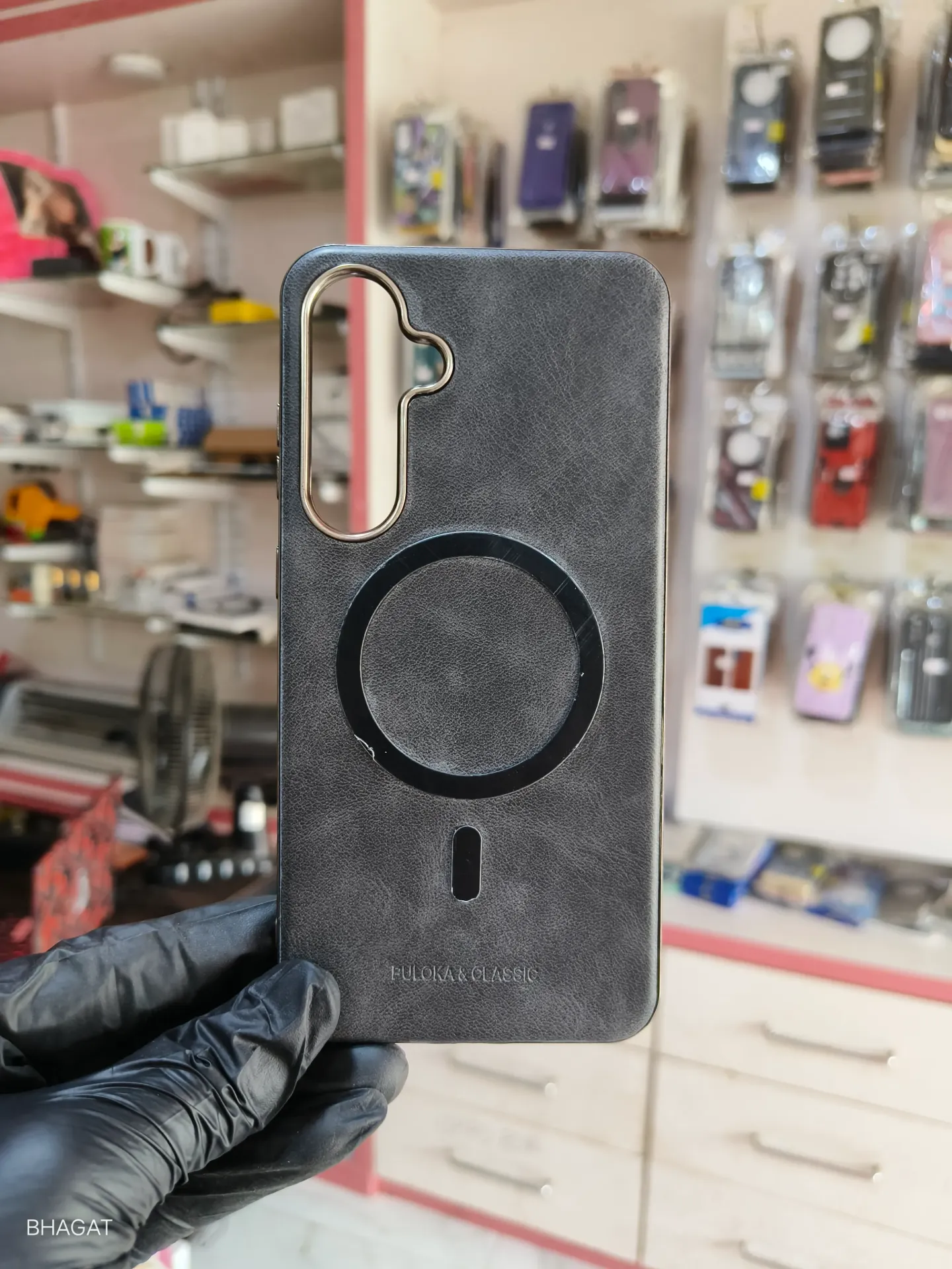 PULOKA Leather Case with magsafe - S24 FE