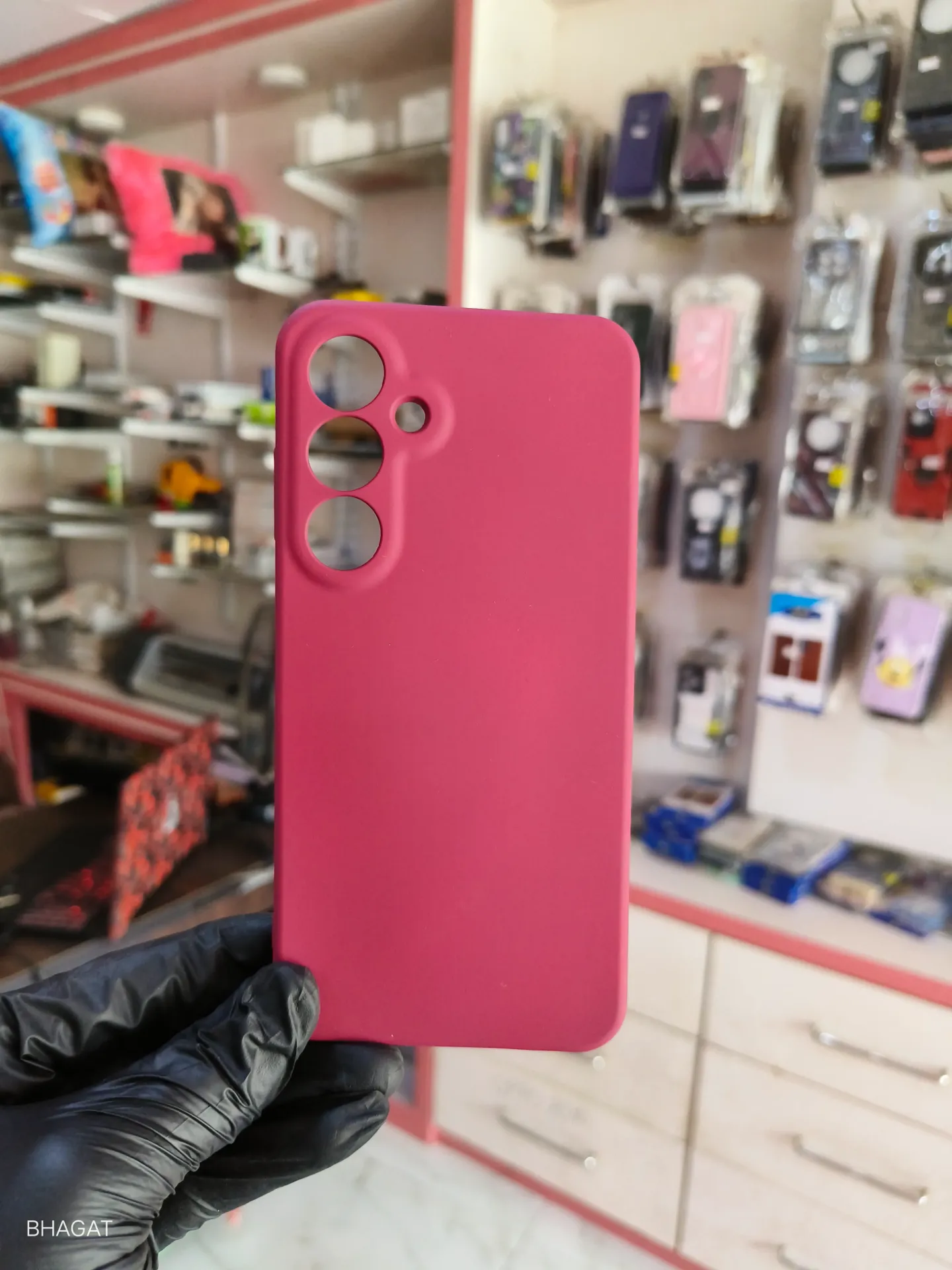 Silicon case inside cloth - S24 FE