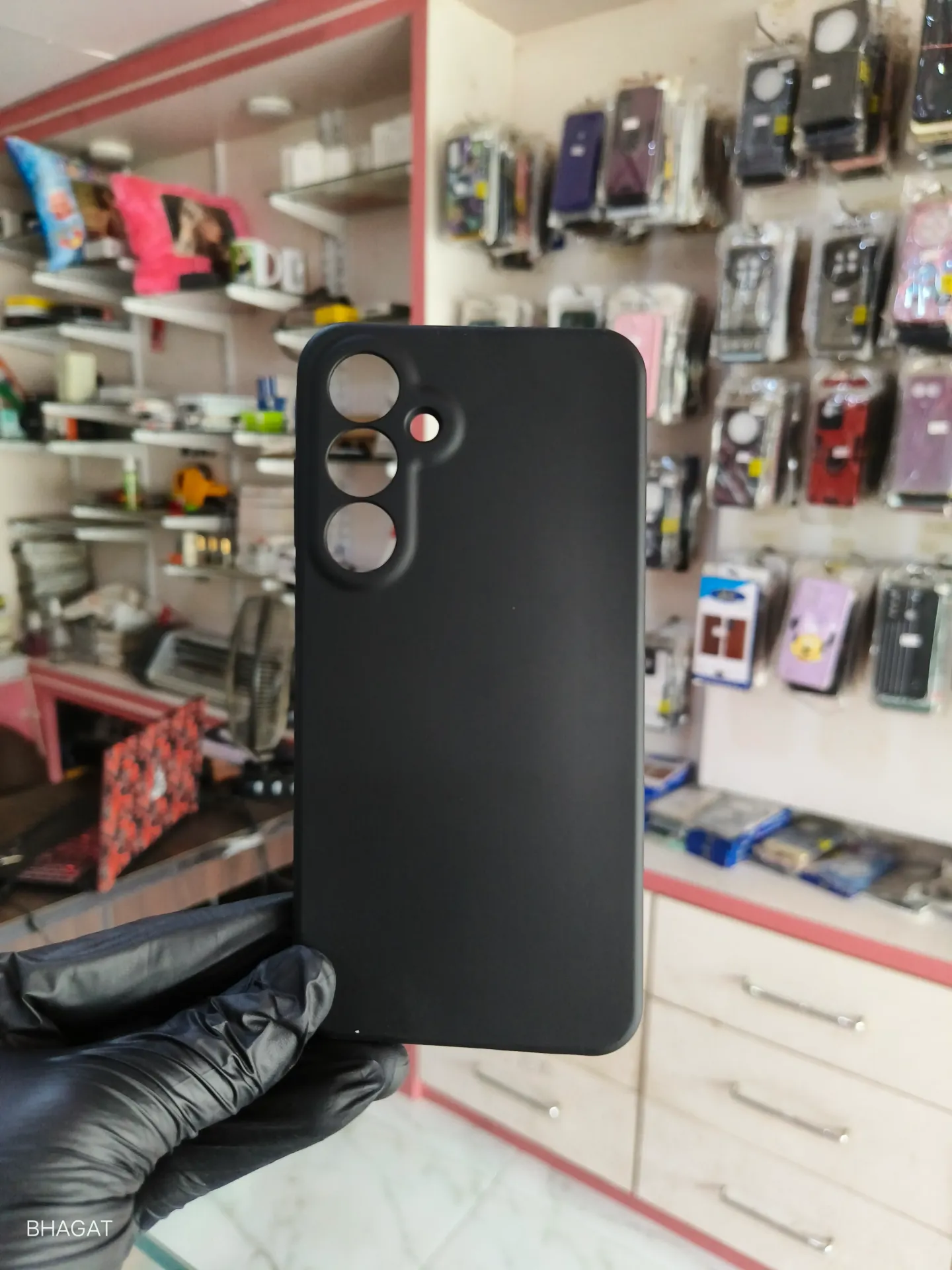 Silicon case inside cloth -S24 FE