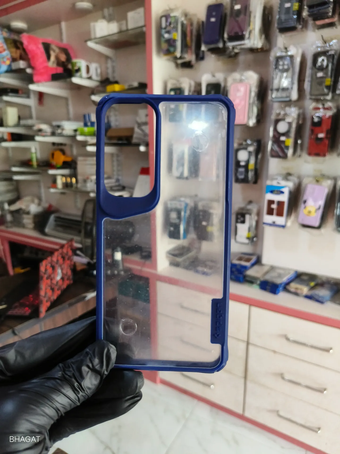 Spigen transparent case side silicon - S24 FE