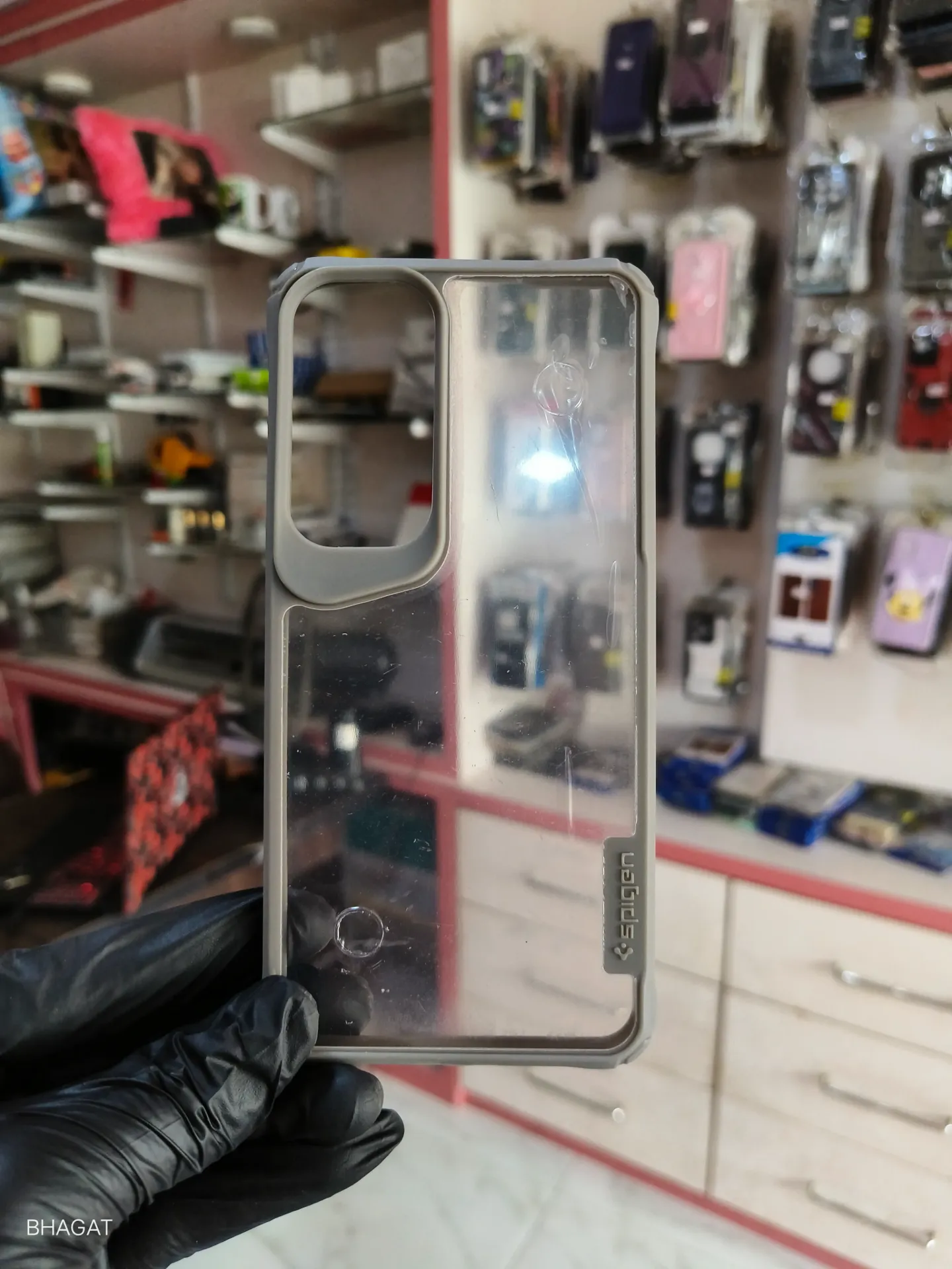 Spigen transparent case side silicon - S24 FE