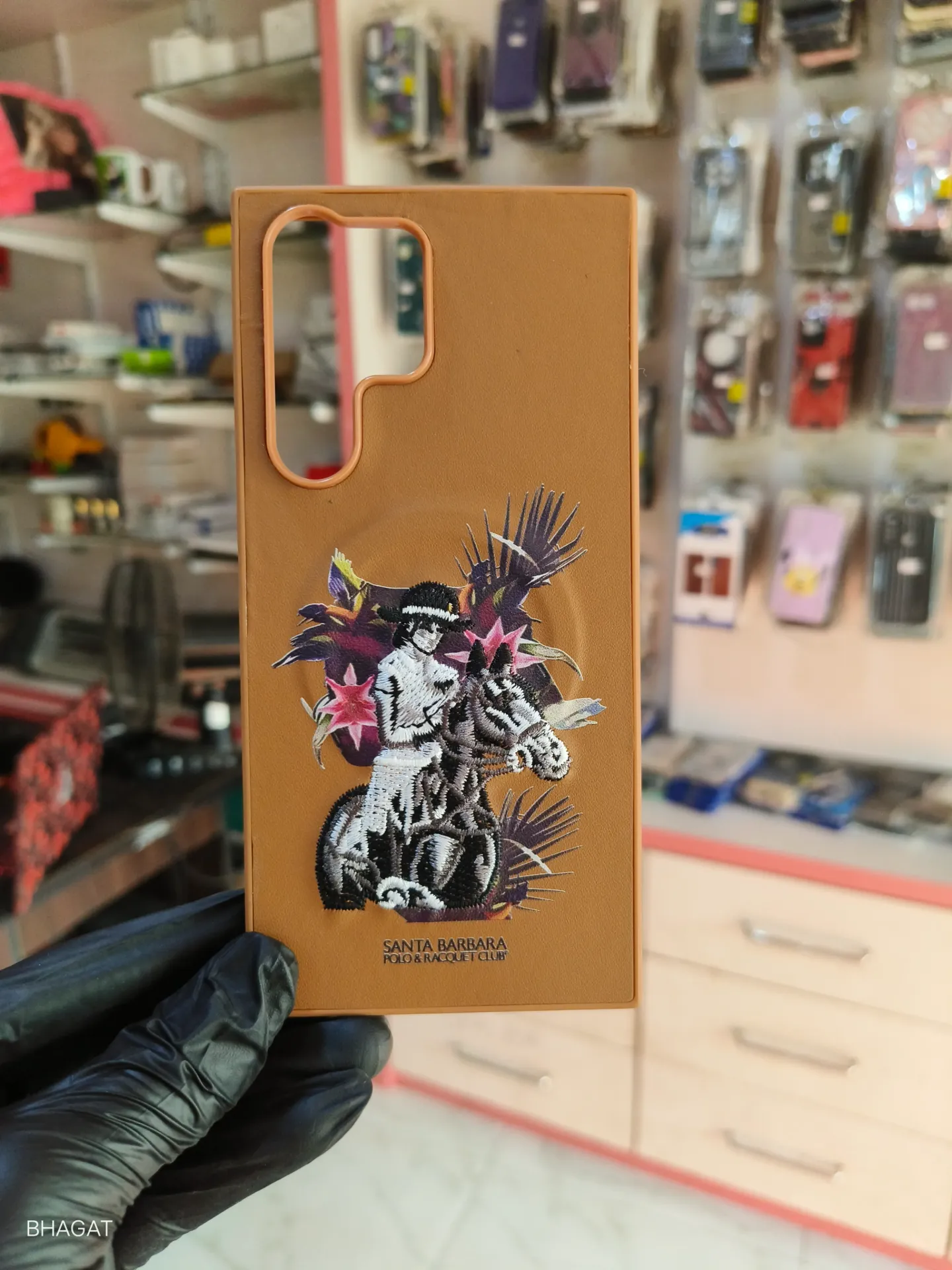 Santa Barbara embroidery design case - S23 Ultra