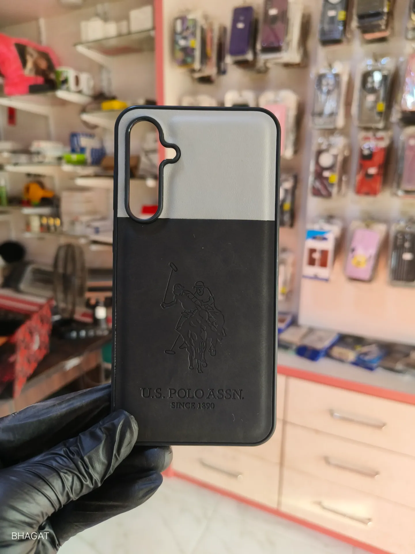 US Polo Leather Case -S23 FE