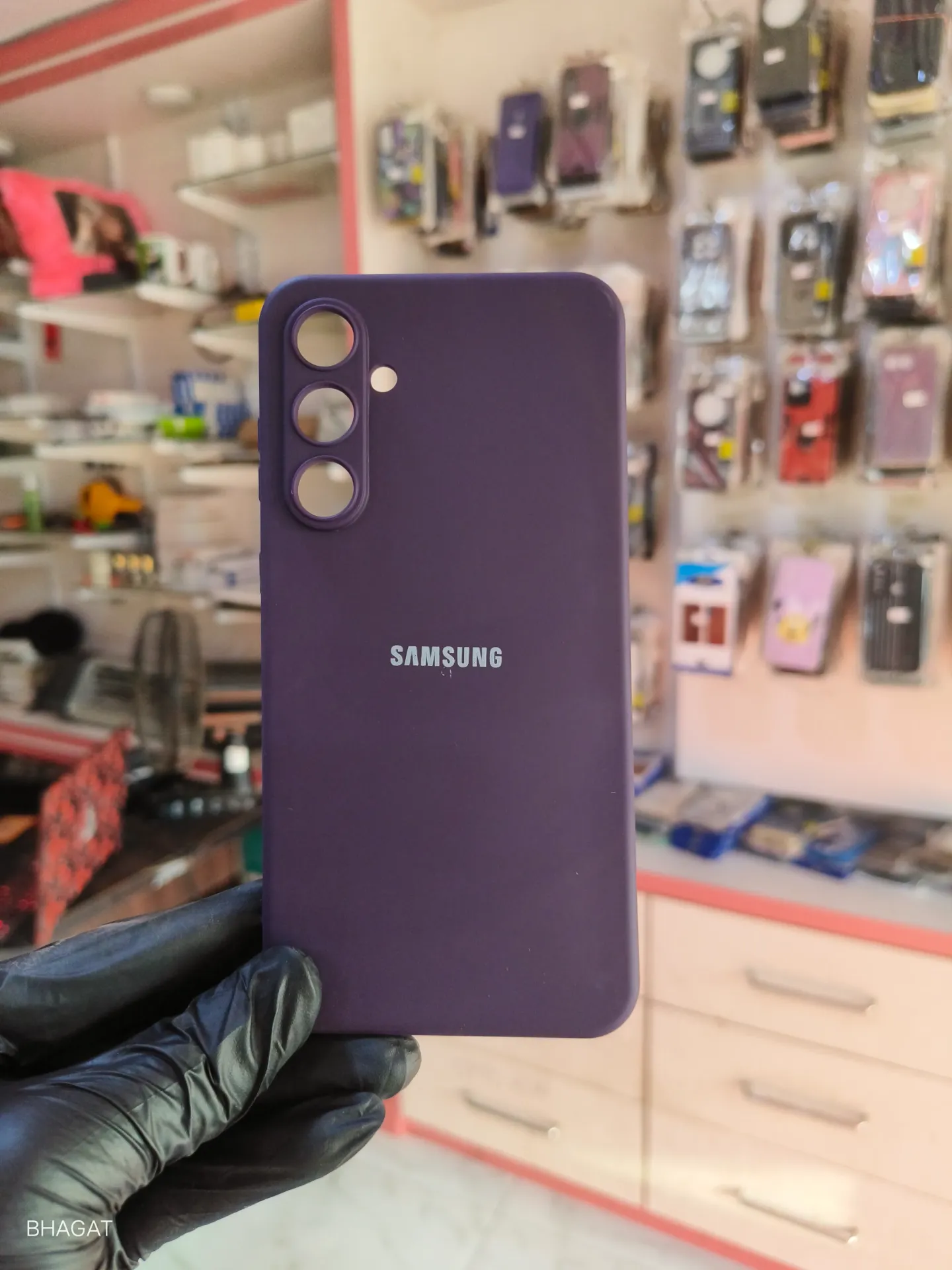 Silicon case with inside cloth - S23 FE
