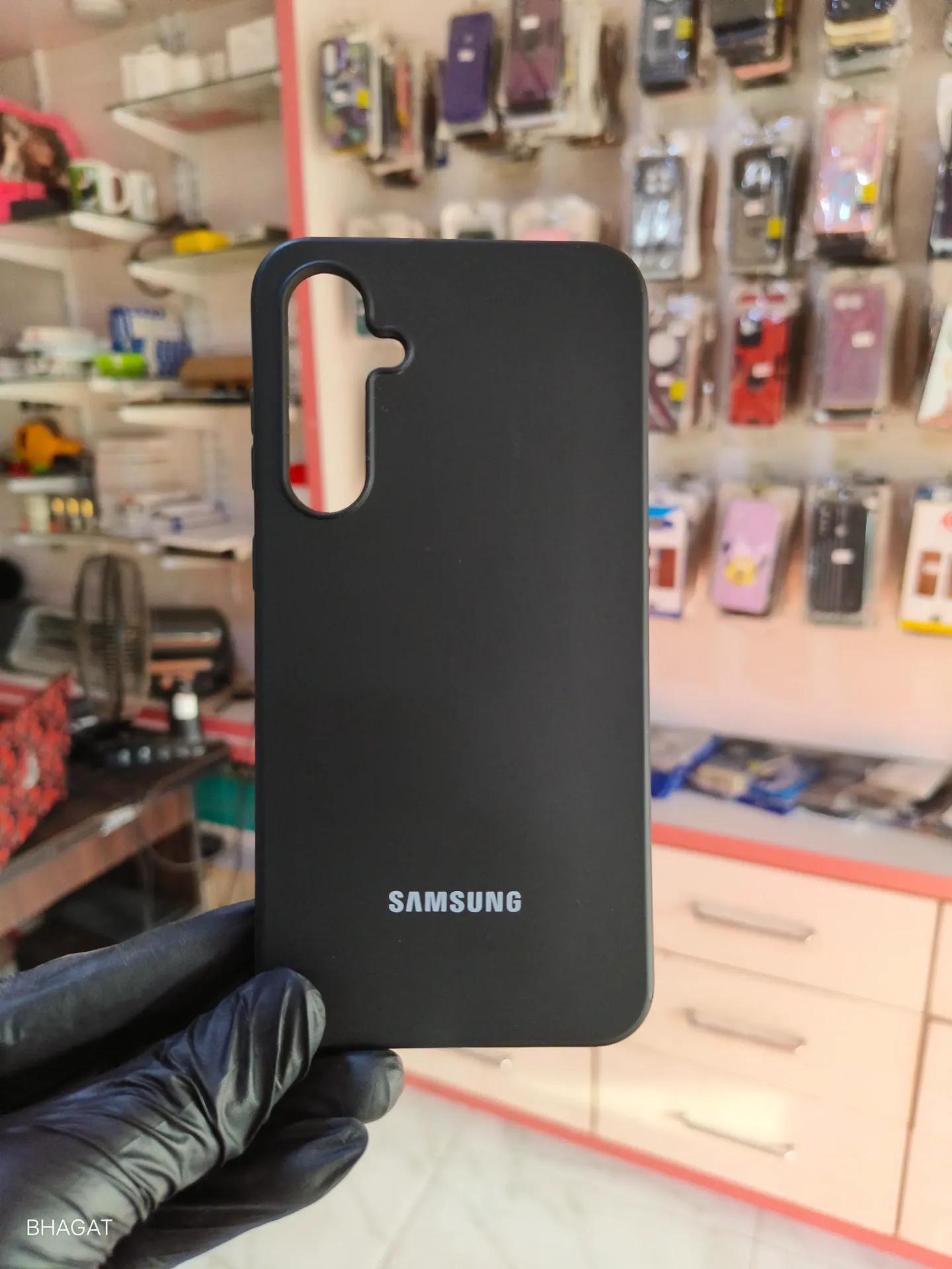 Silicon case with inside cloth -S23 FE