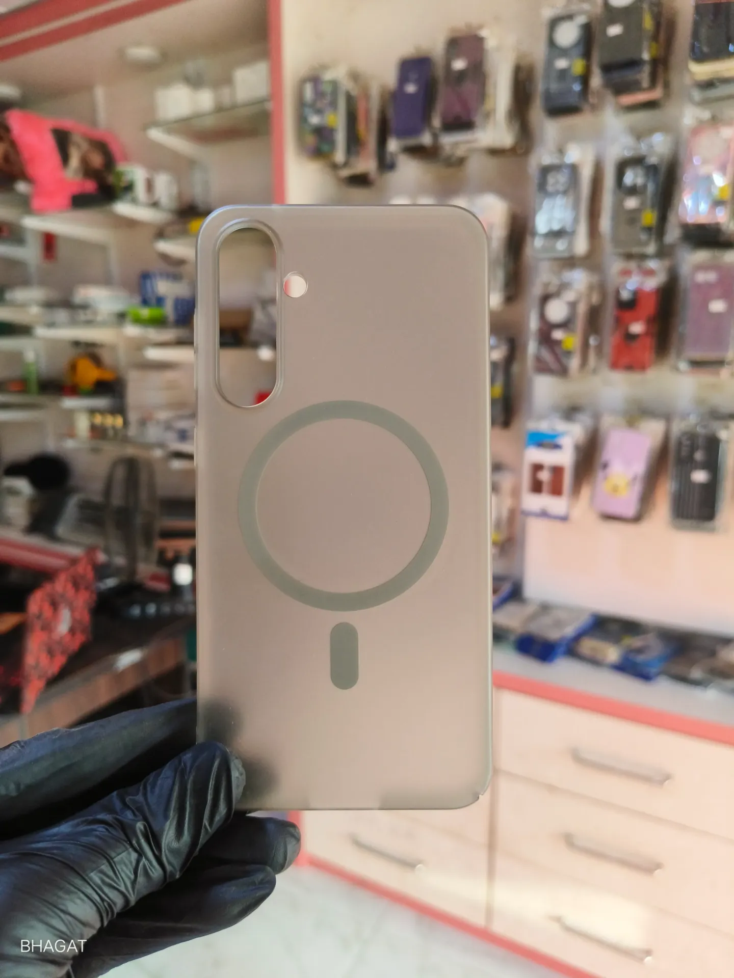 Smoke transparent case with magsafe - S23 FE