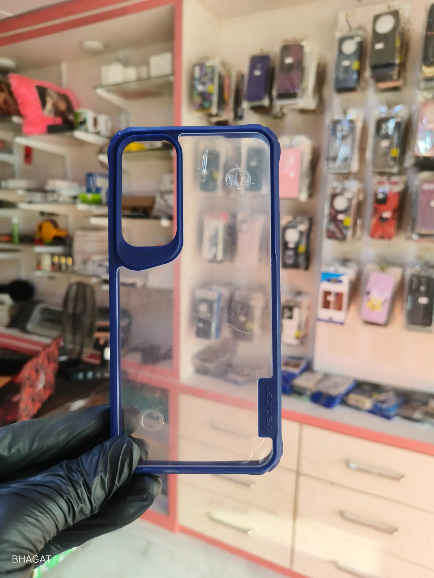 Spigen transparent case side silicon - S23 FE