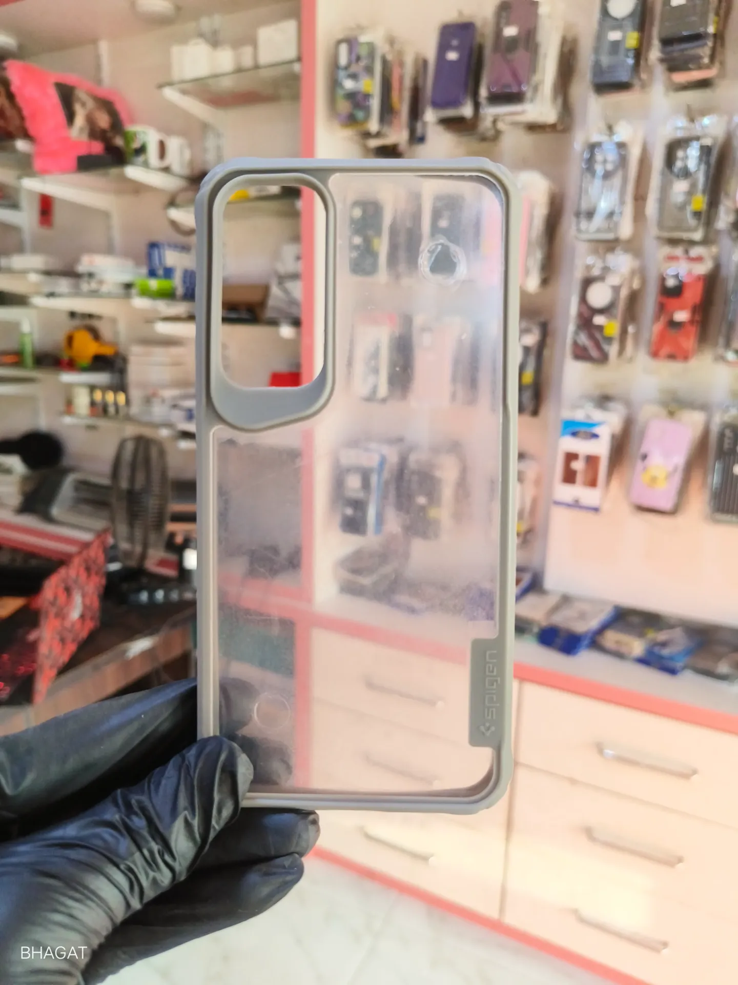 Spigen transparent case side silicon - S23 FE