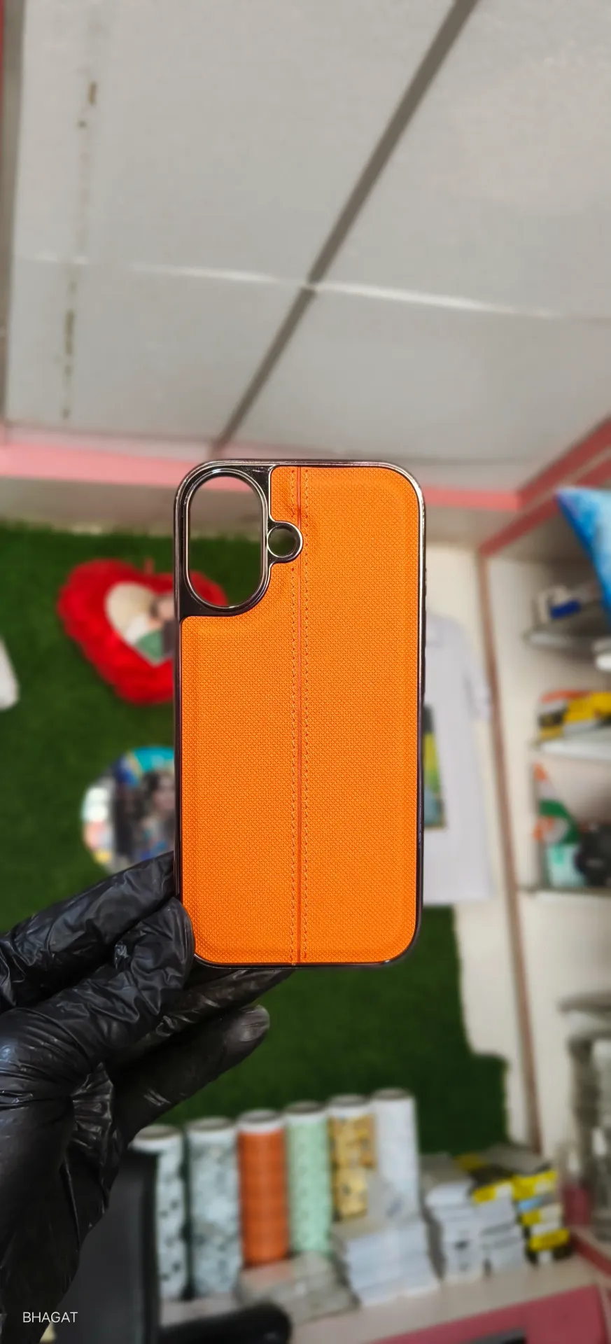 Leather case camera Protection - iphone 17