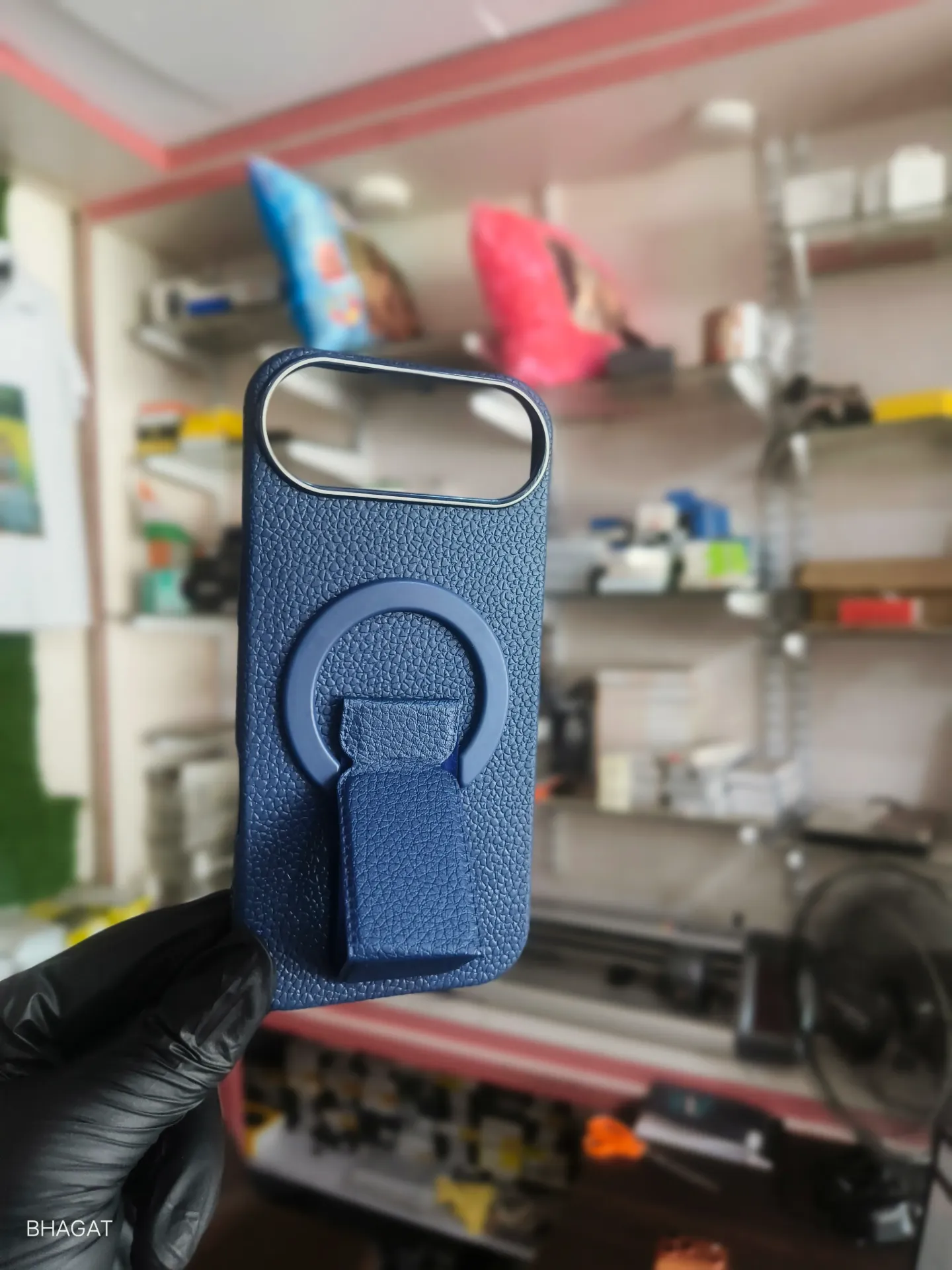 Leather case with stand - iphone 17 air