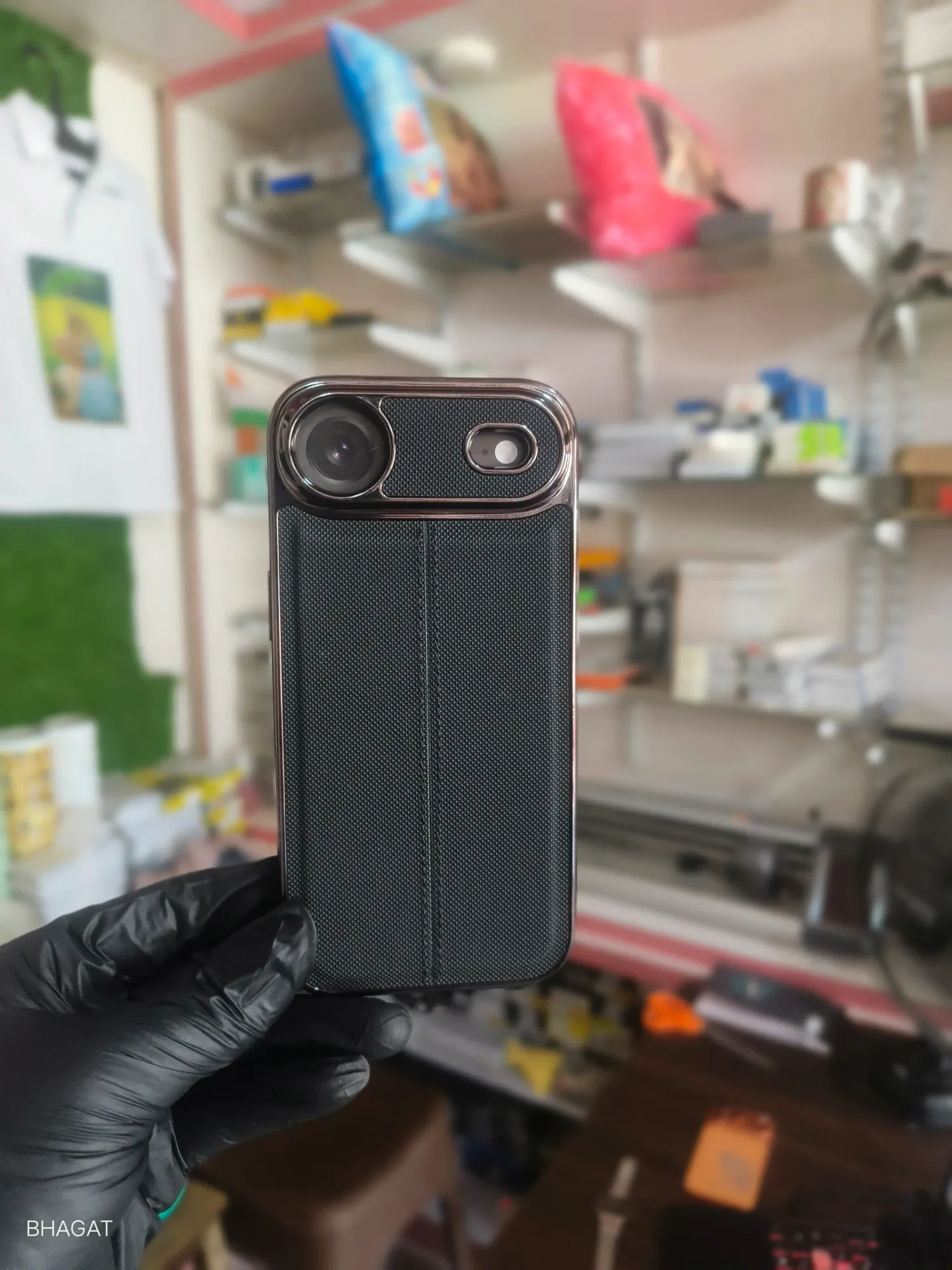 Leather case camera protection - iphone 17 air