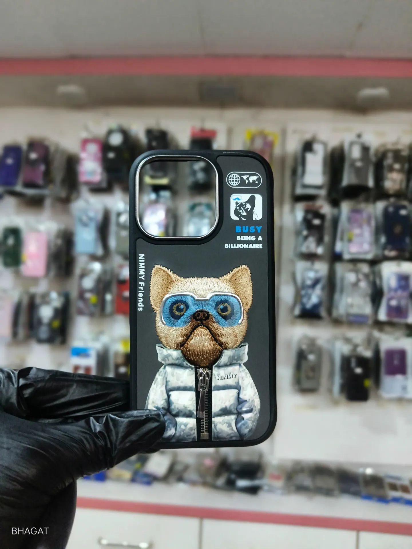 Nimmy Embroidery Leather Case -iPhone 16 pro