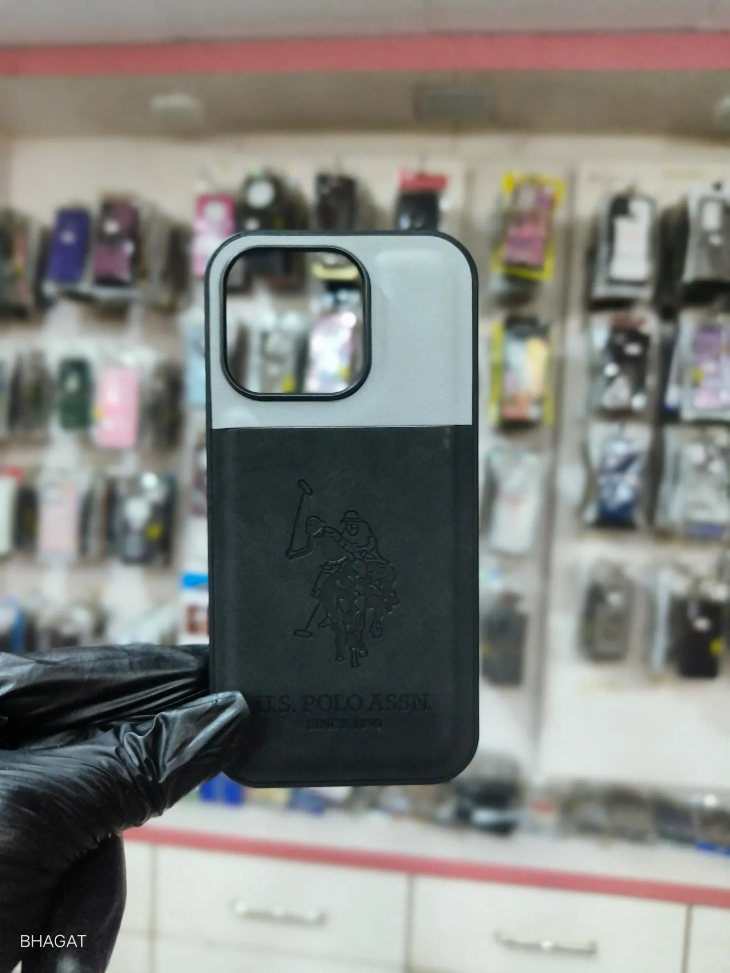 US Polo Leather Case -iPhone 16 pro